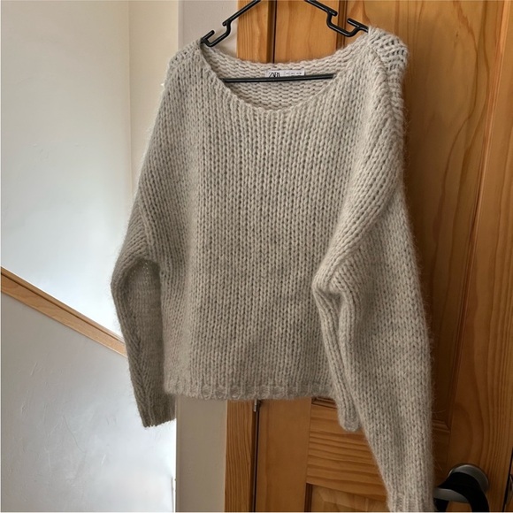 Zara Wool & Alpaca Blend Knit Sweater - Picture 6 of 8